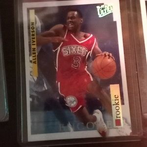 1997 fleer Allen Iverson rookie card # 270